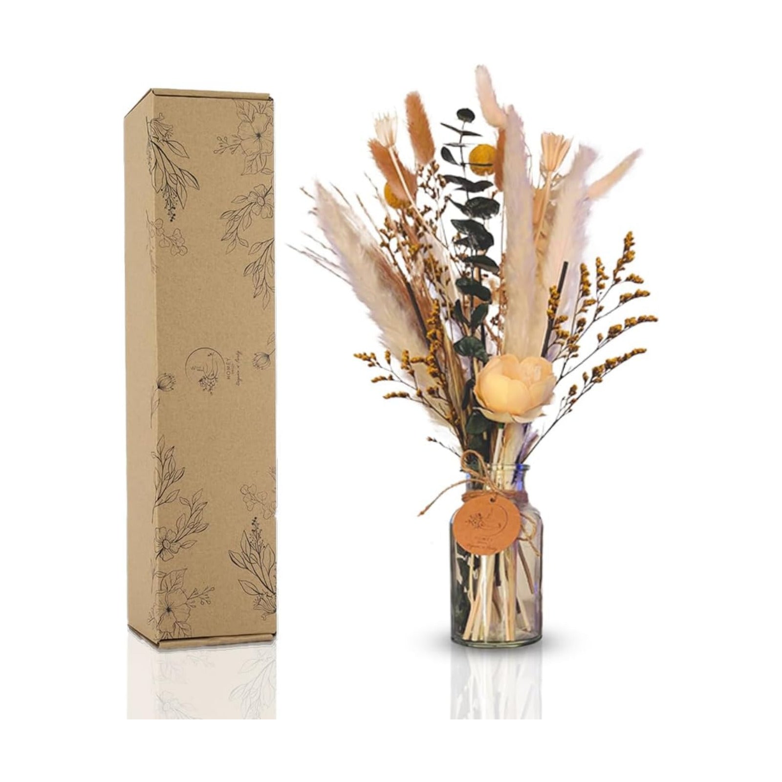 Vase / Vase Included / Natural / 15 Inch / Set of 23