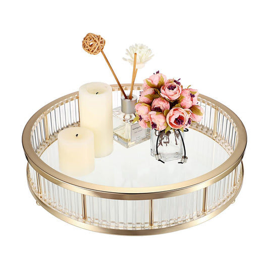 Metal Perfume Tray / Gold / 12.2