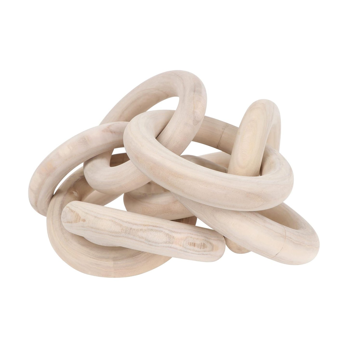 Wood Chain Link Decor / Large