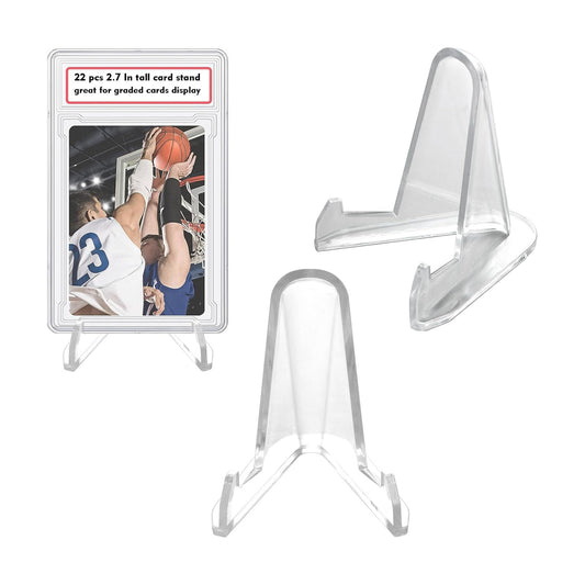 Thickened Acrylic Card Stands Mini Easel Holder / / 2.7 / Set of 22