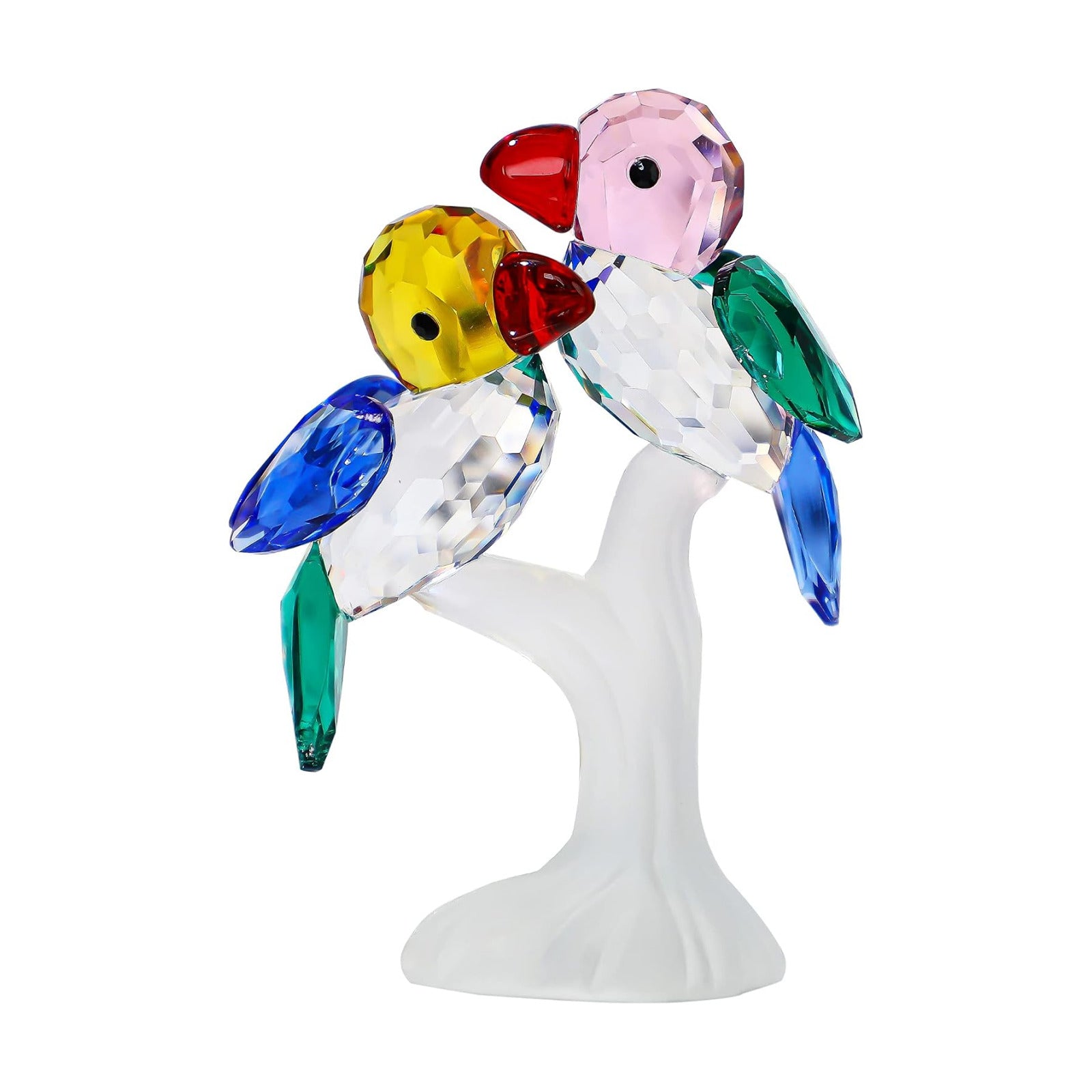 Crystal Birds Figurines Collectibles Art Glass Animal Figurine Craft Ornament Home Table / Bird 2*