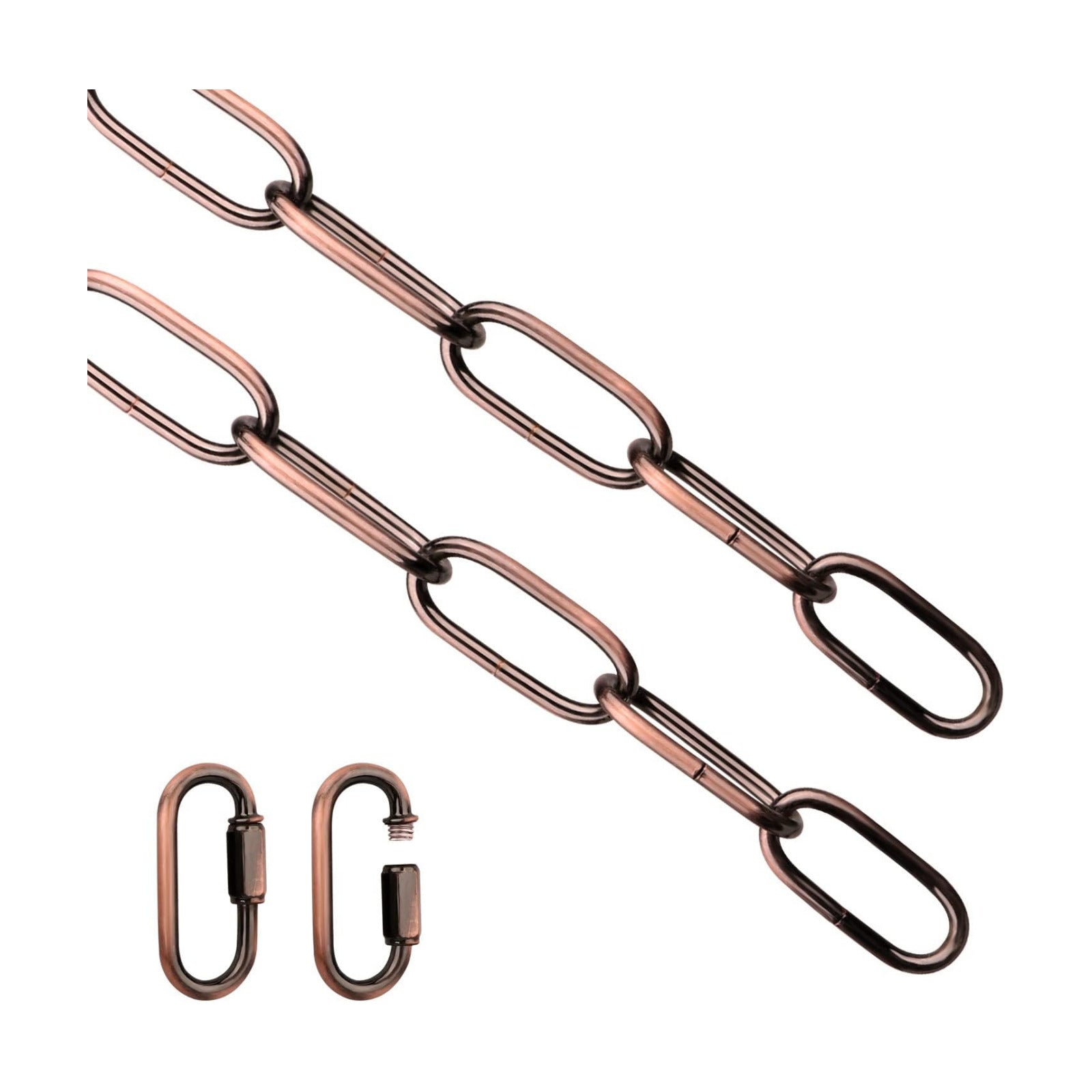 Light Fixture Chain / Red Bronze