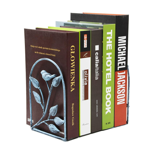 Heavy Duty Metal Book Stopper / Turquoise