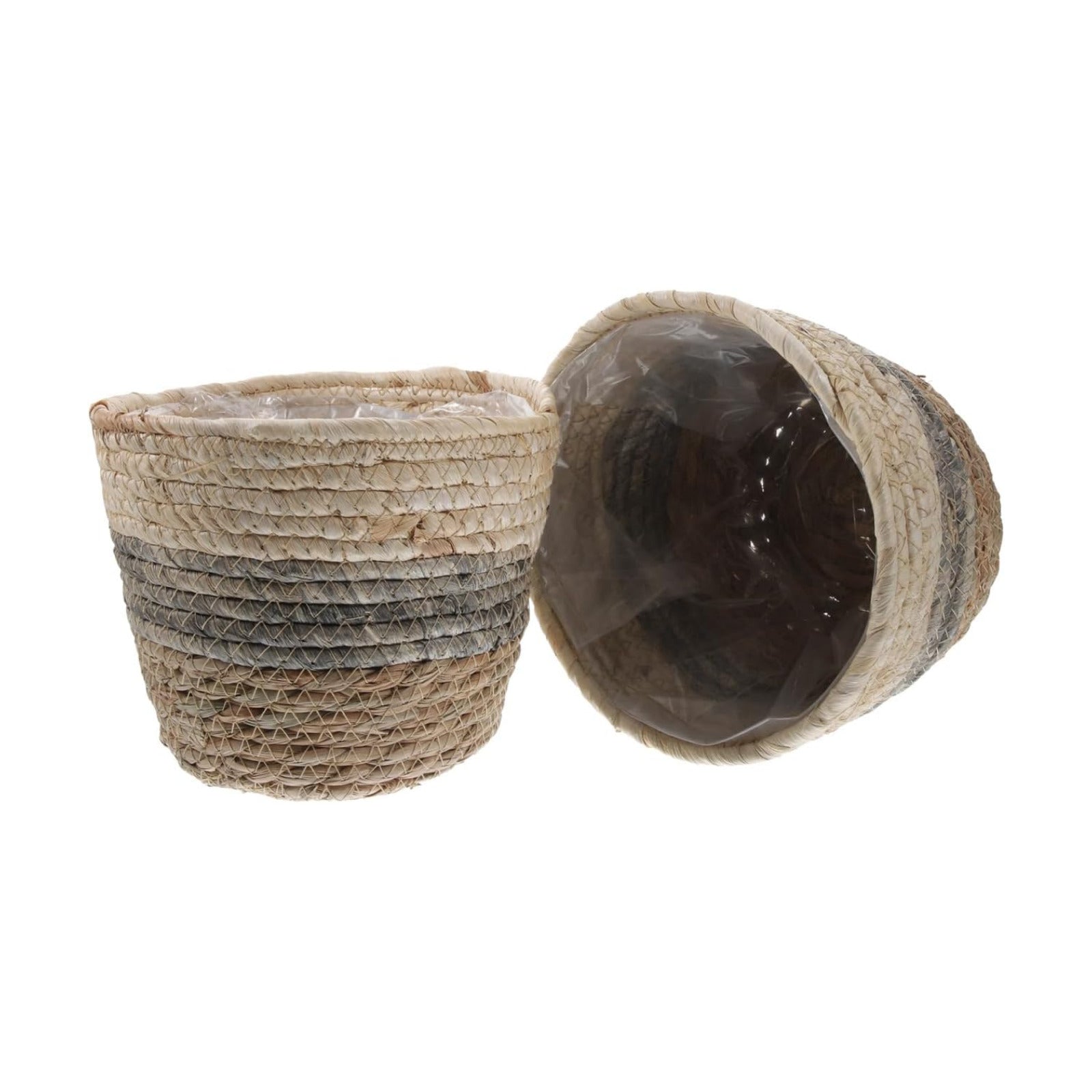 Woven Planter Covers / 7 x 6 / Set of 2