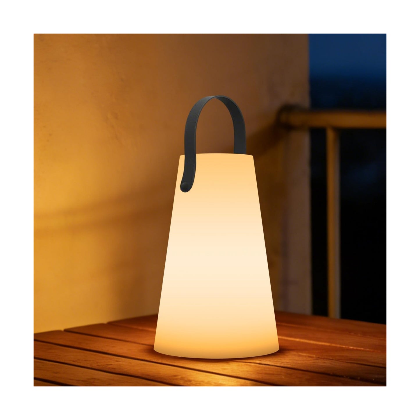 Outdoor Lanterns, GGII Rechargeable Camping Lantern with IP44 Waterproof, Battery Operated Outdoor Portable Cordless