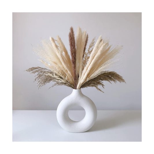Ceramic Vases for Pampas Grass / White / Medium