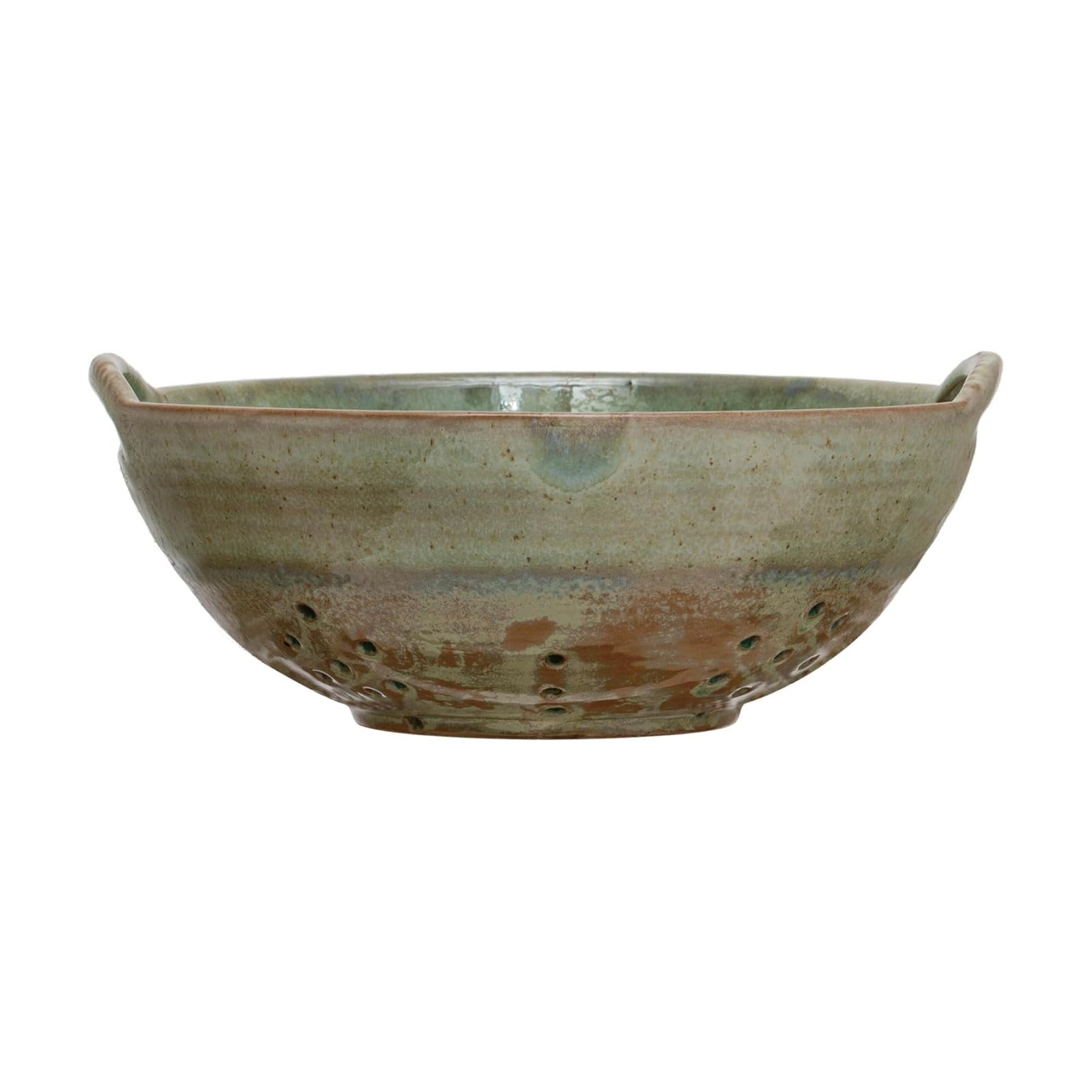 Aqua Reactive Glaze / 8.5"L x 7.75"W x 3.25"H