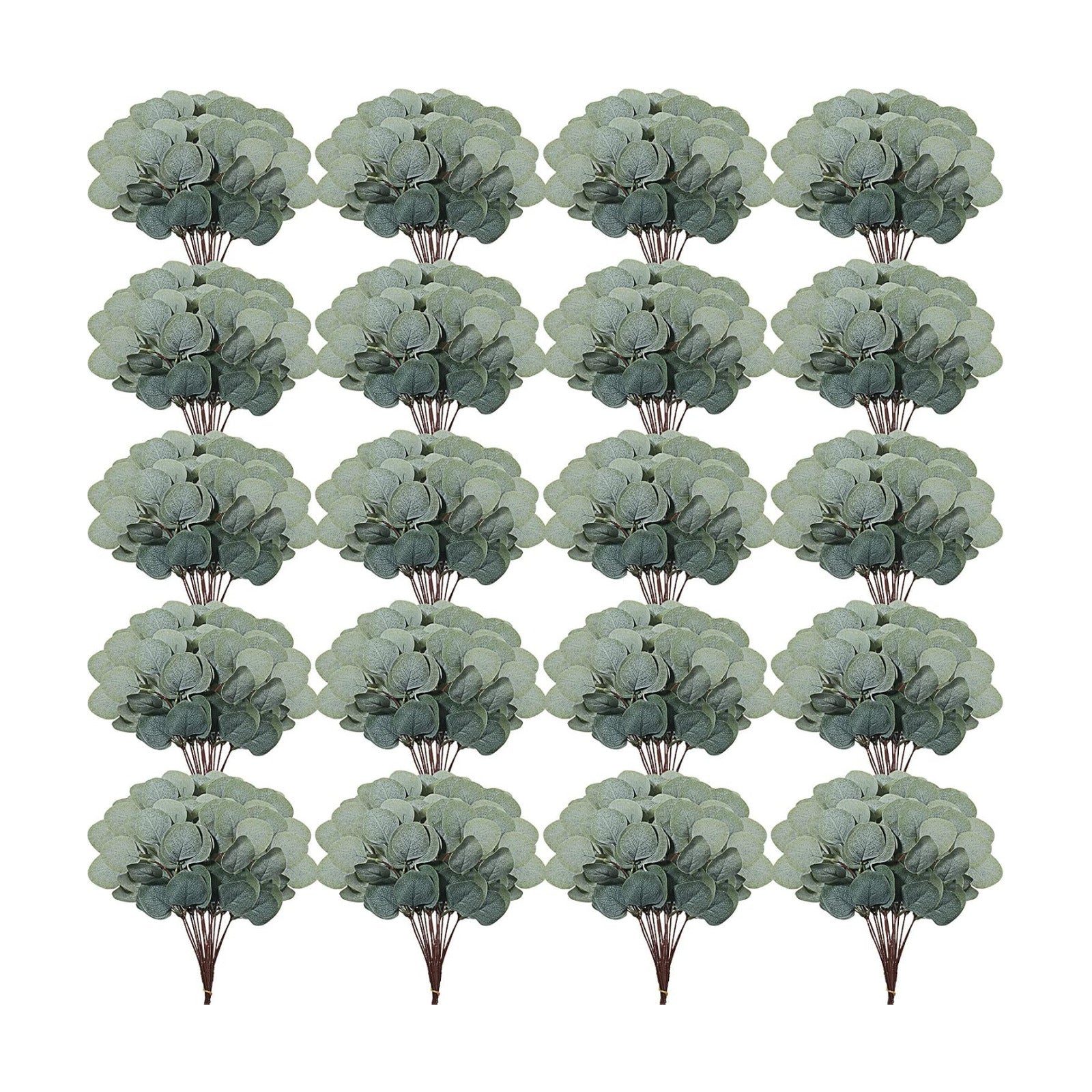 Artificial Eucalyptus Leaves / Green / Set of 120