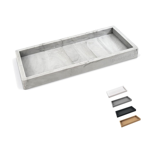 Sponge Holder / Countertop and Vanity Tray / Marble Design / Small 7.7