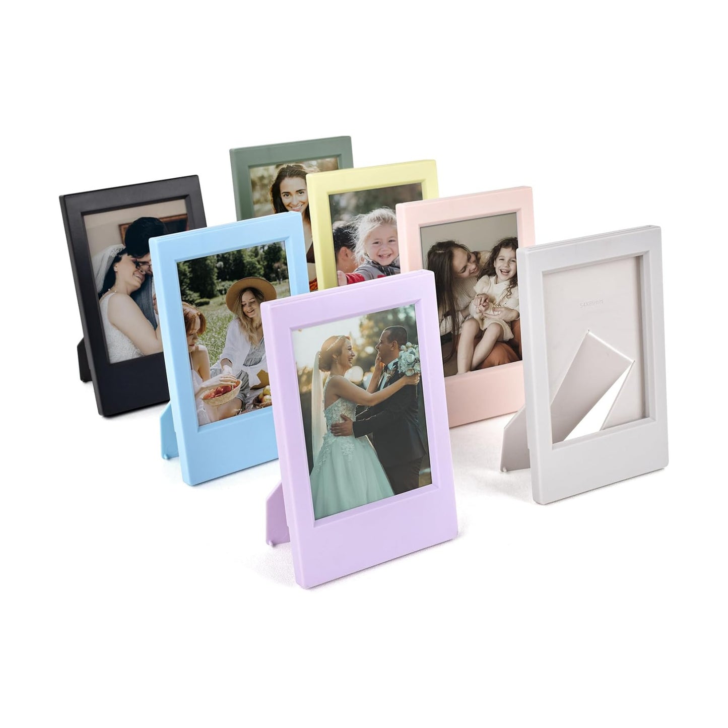 Mini Photo Frame for Instax Mini / 7-mixed Colors / 2 x 3 / Photo Frames - Tabletop