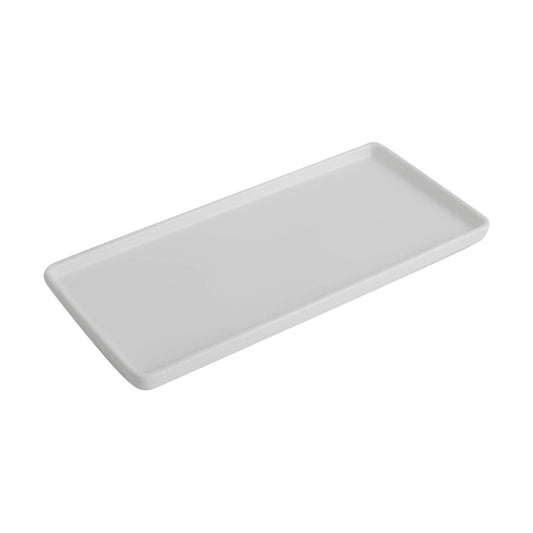 Ceramic Bathroom Tray / White / 10 x 4.7 x 0.7