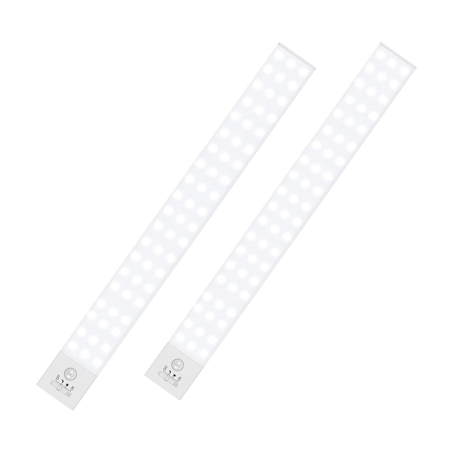 BLS 60 LED Closet Lights Battery Powered LED Lights, Super Bright Under Cabinet Lighting, Wireless Motion Sensor Light