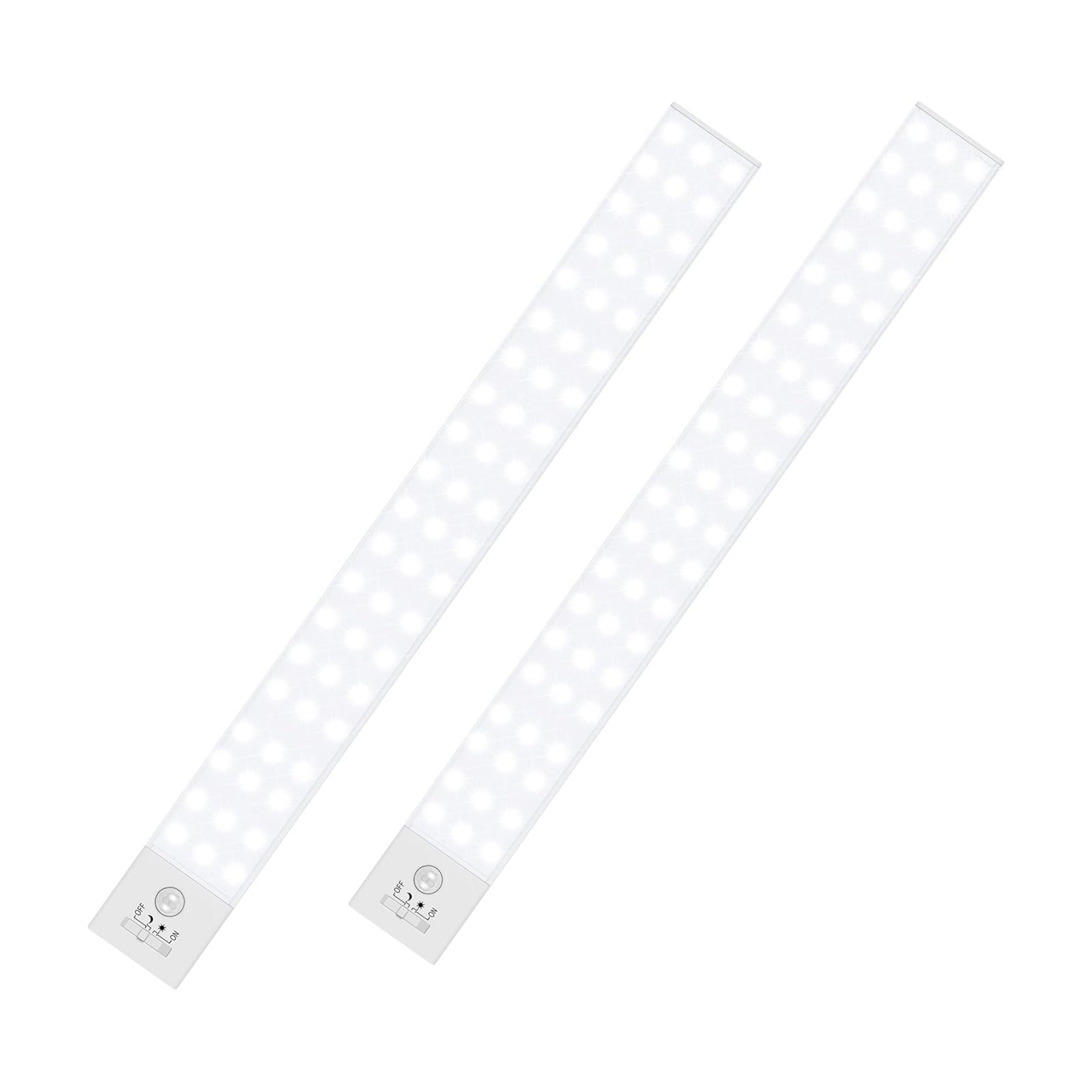 BLS 60 LED Closet Lights Battery Powered LED Lights, Super Bright Under Cabinet Lighting, Wireless Motion Sensor Light
