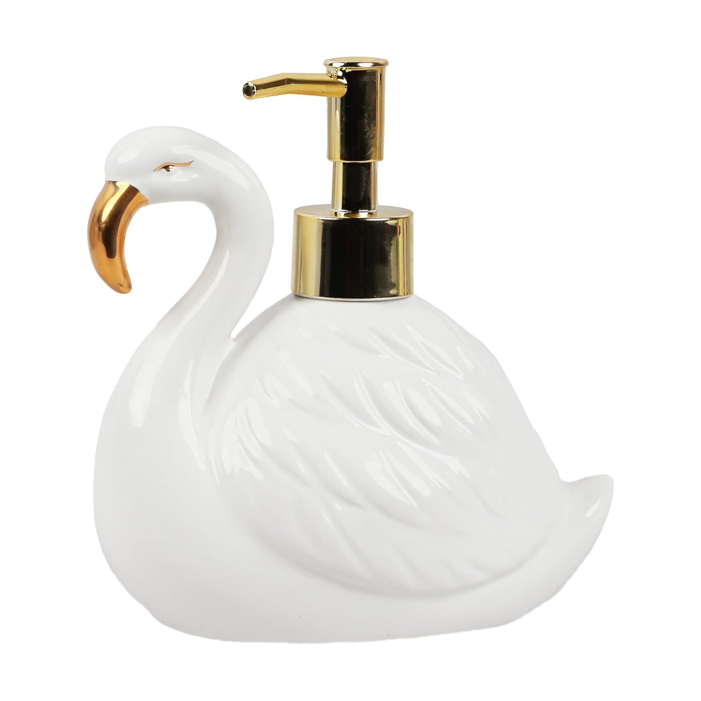 Flamingo Soap Dispenser / White Swan