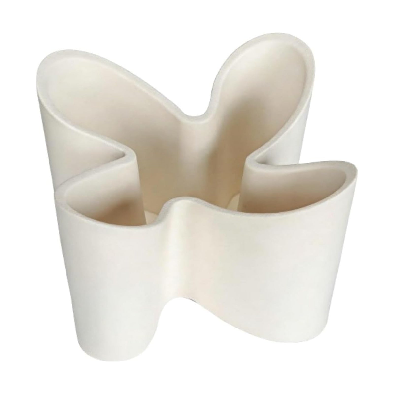 Flower Shape Remote Control Holder / White