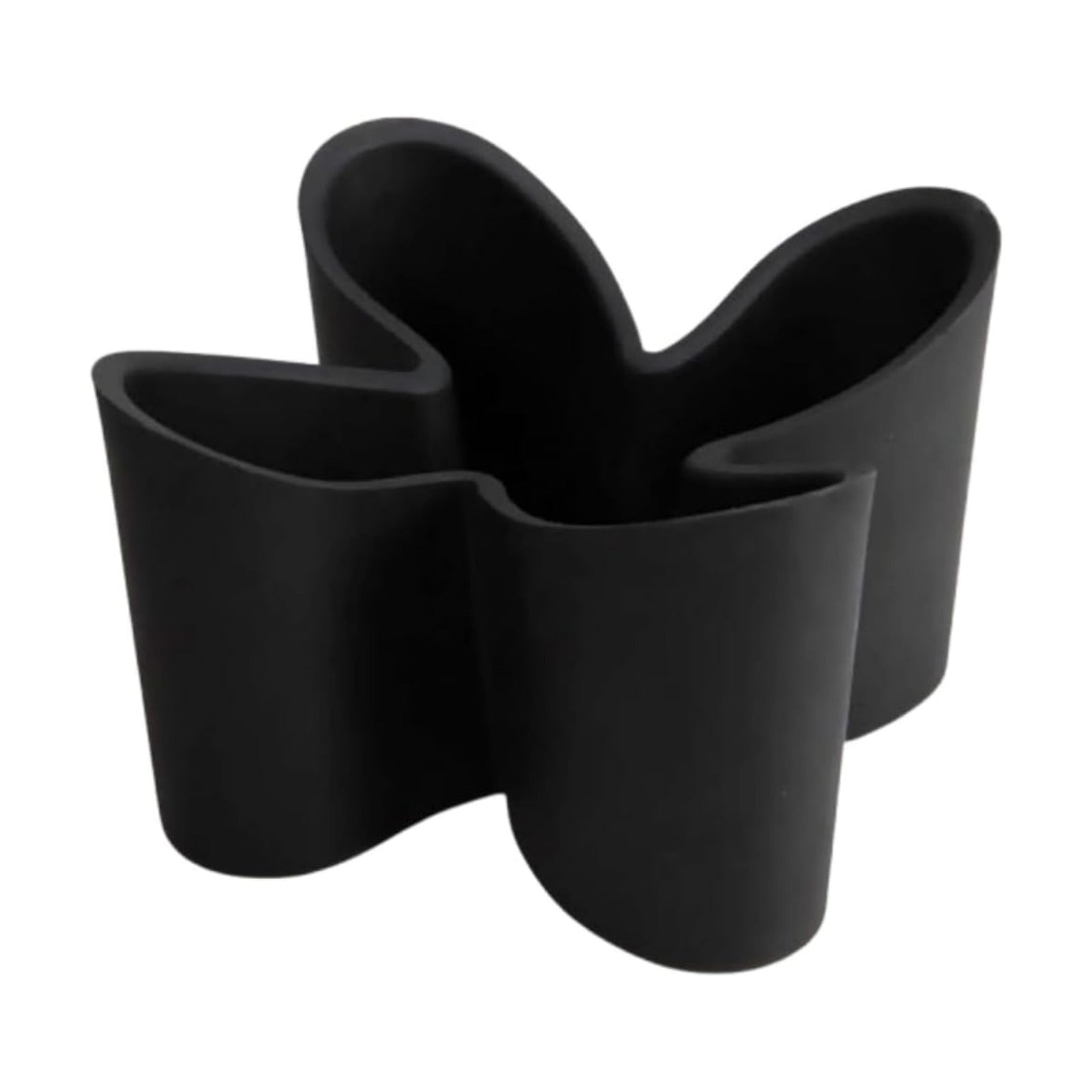 Flower Shape Remote Control Holder / Black