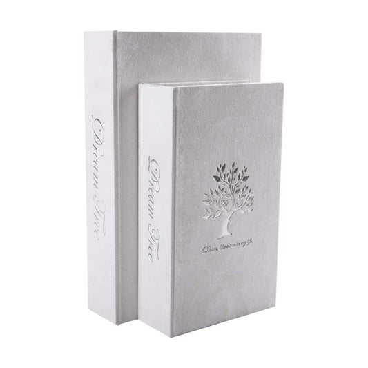 Faux Books / Decorative Book Boxes / 109 L+S / Set of 2
