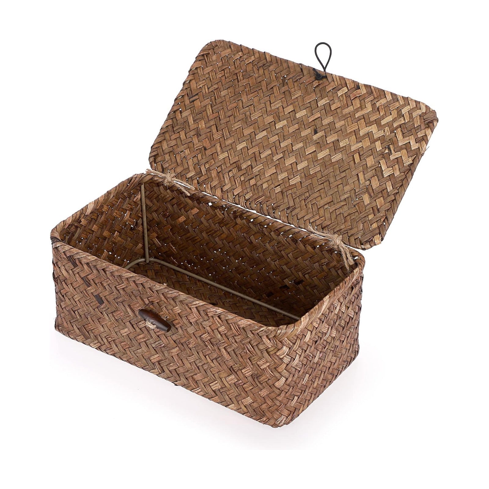 Wicker Shelf Baskets Bin / Small / Coffee