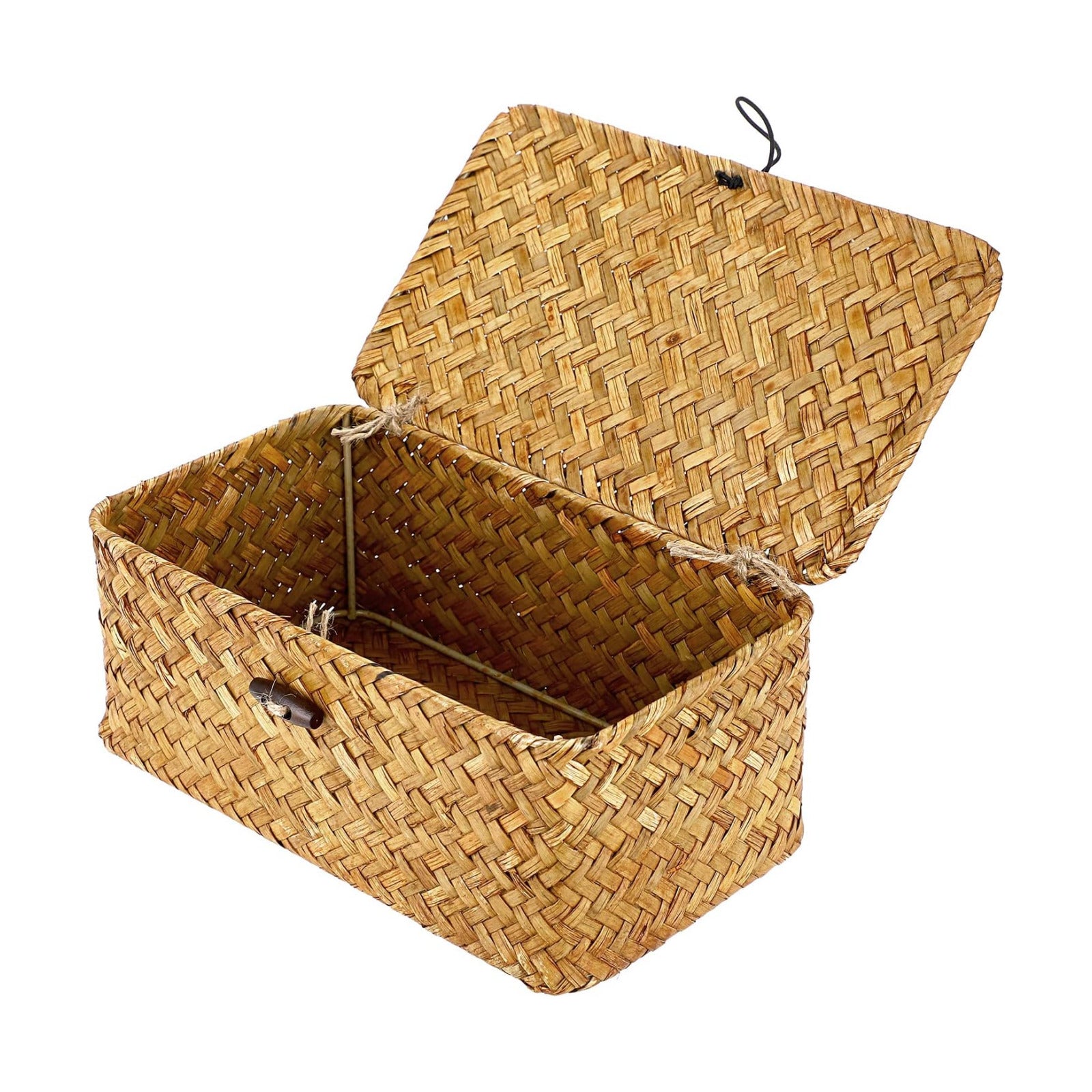 Wicker Shelf Baskets Bin / Small / Caramel