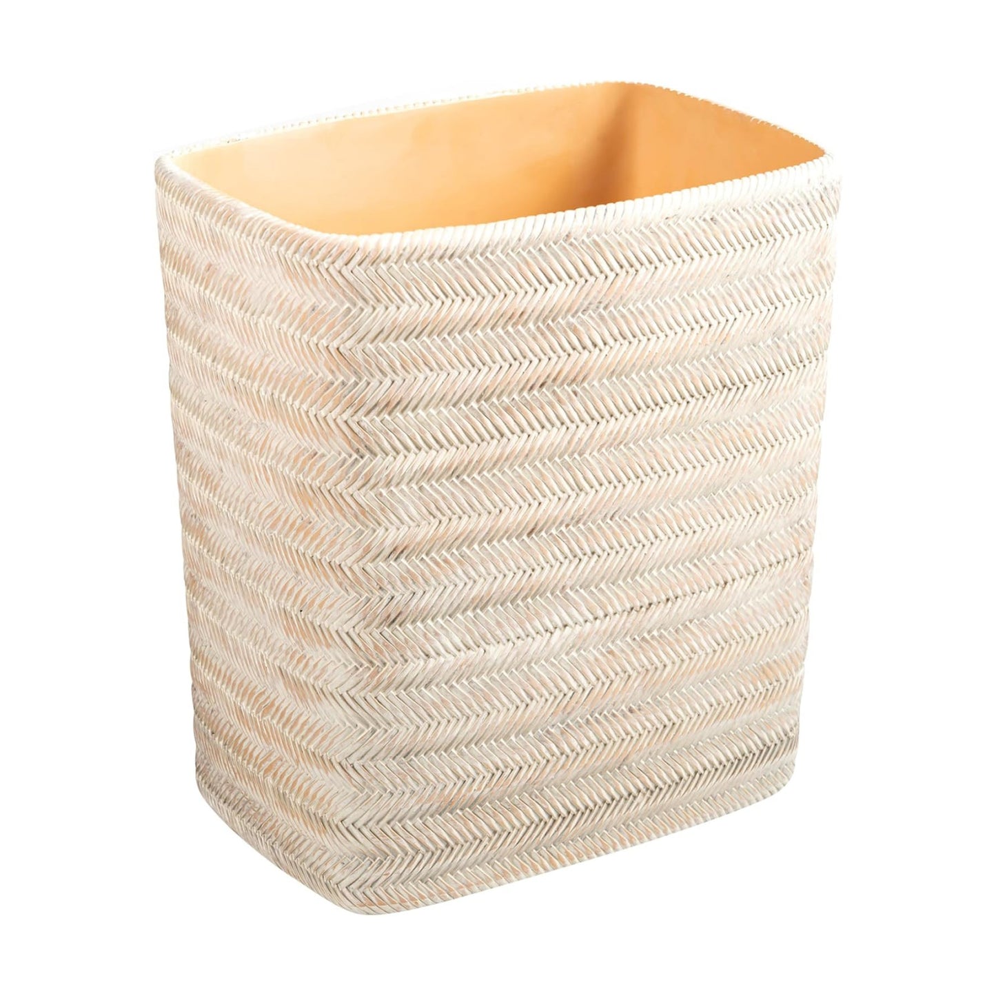 Resin Hand-Carved / Wicker White