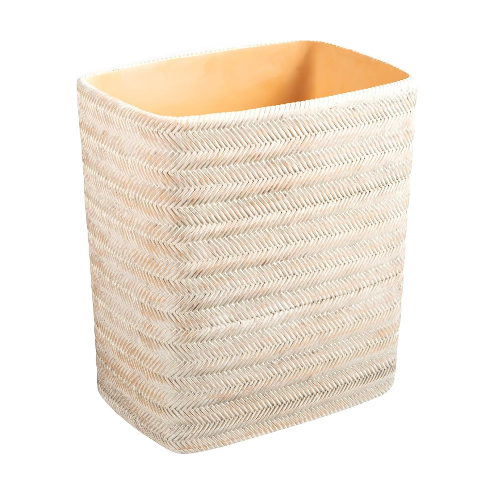 Resin Hand-Carved / Wicker White