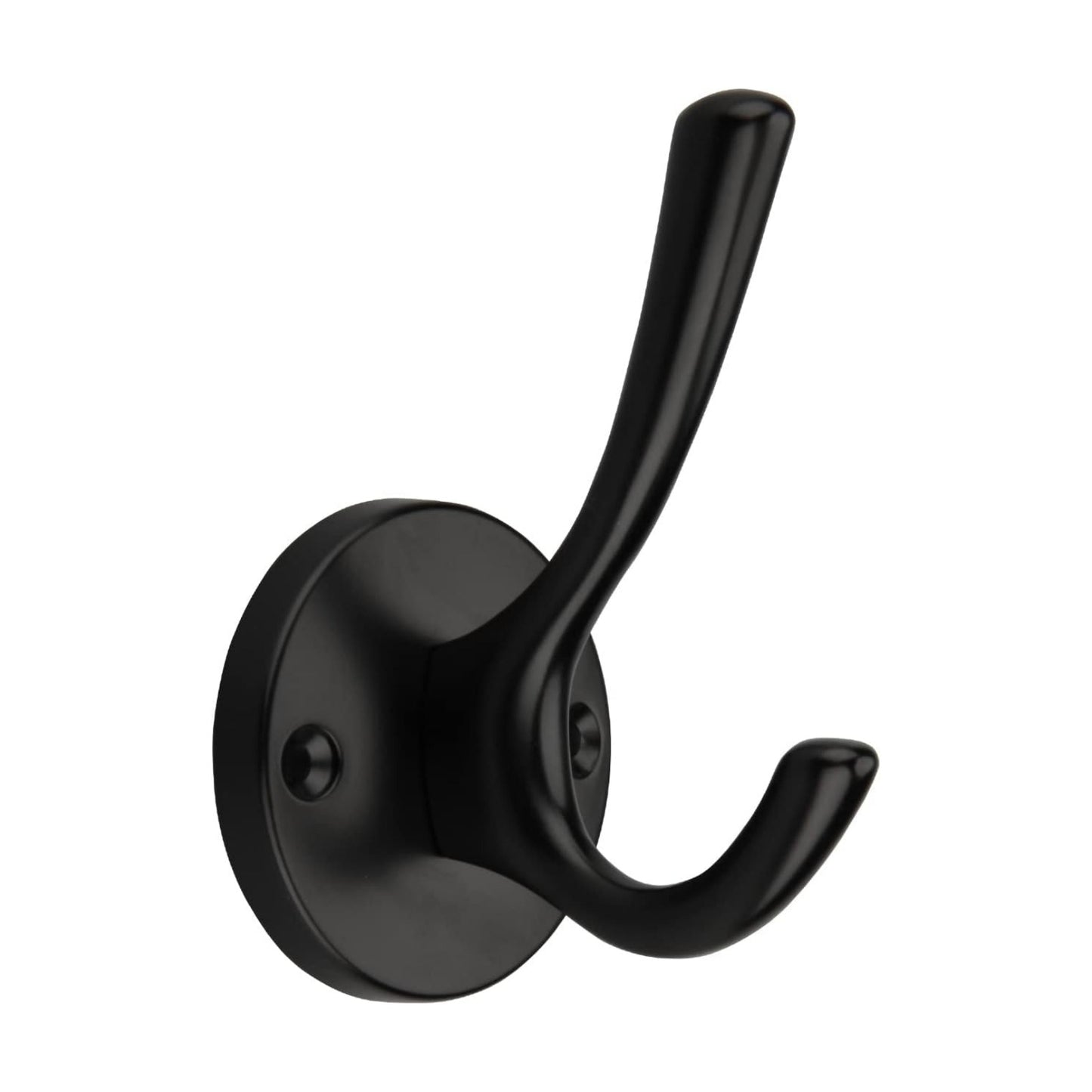 Round Coat Towel Hooks / Matte Black / Set of 5