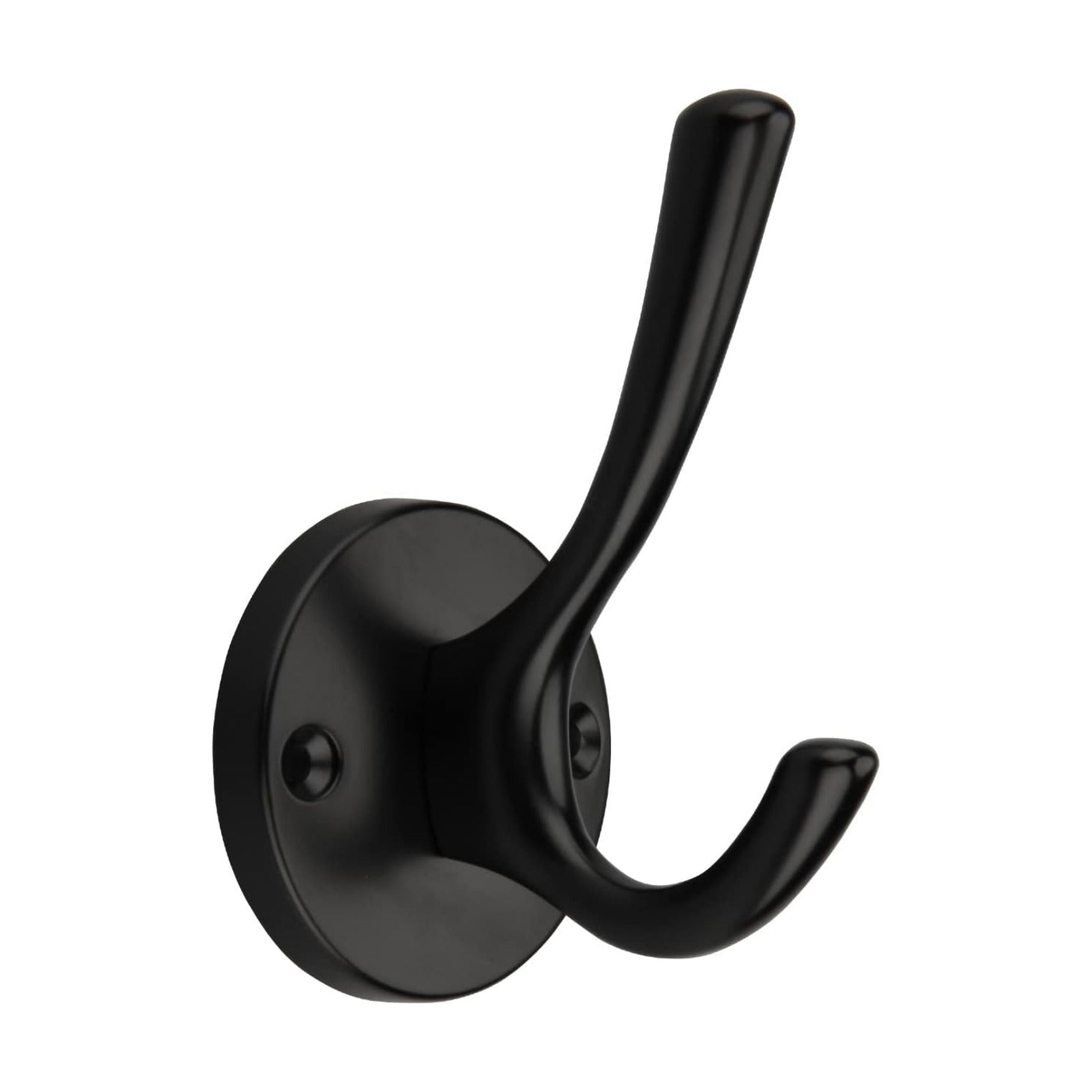 Round Coat Towel Hooks / Matte Black / Set of 5
