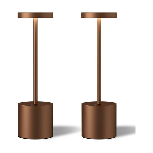 TBBGA LED Cordless Table Lamps Set of 2, 5000mAh Rechargeable Table Light | Portable Outdoor Table Lamp, 3 Color