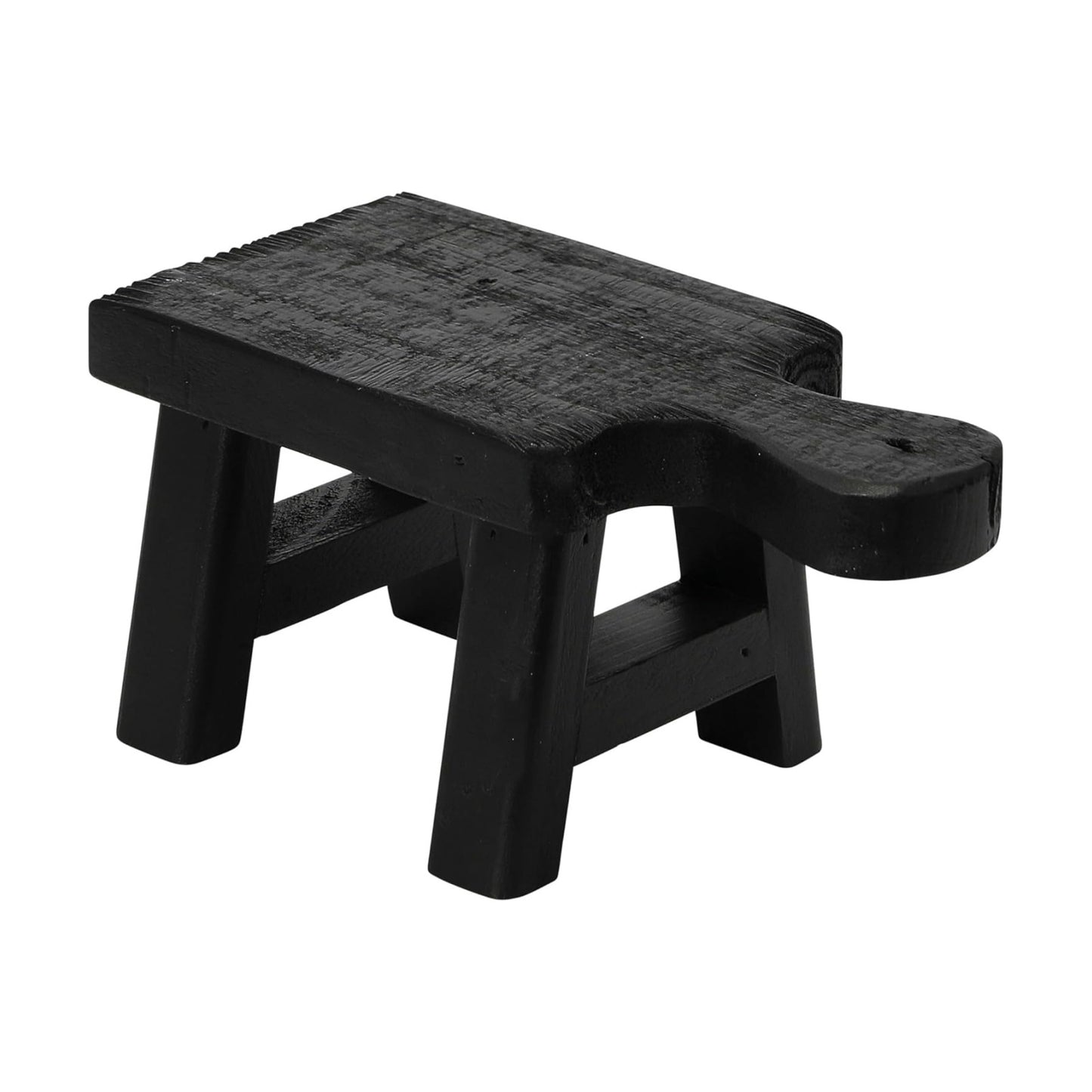 Decorative Wood Pedestal / Black / Square / Rectangle