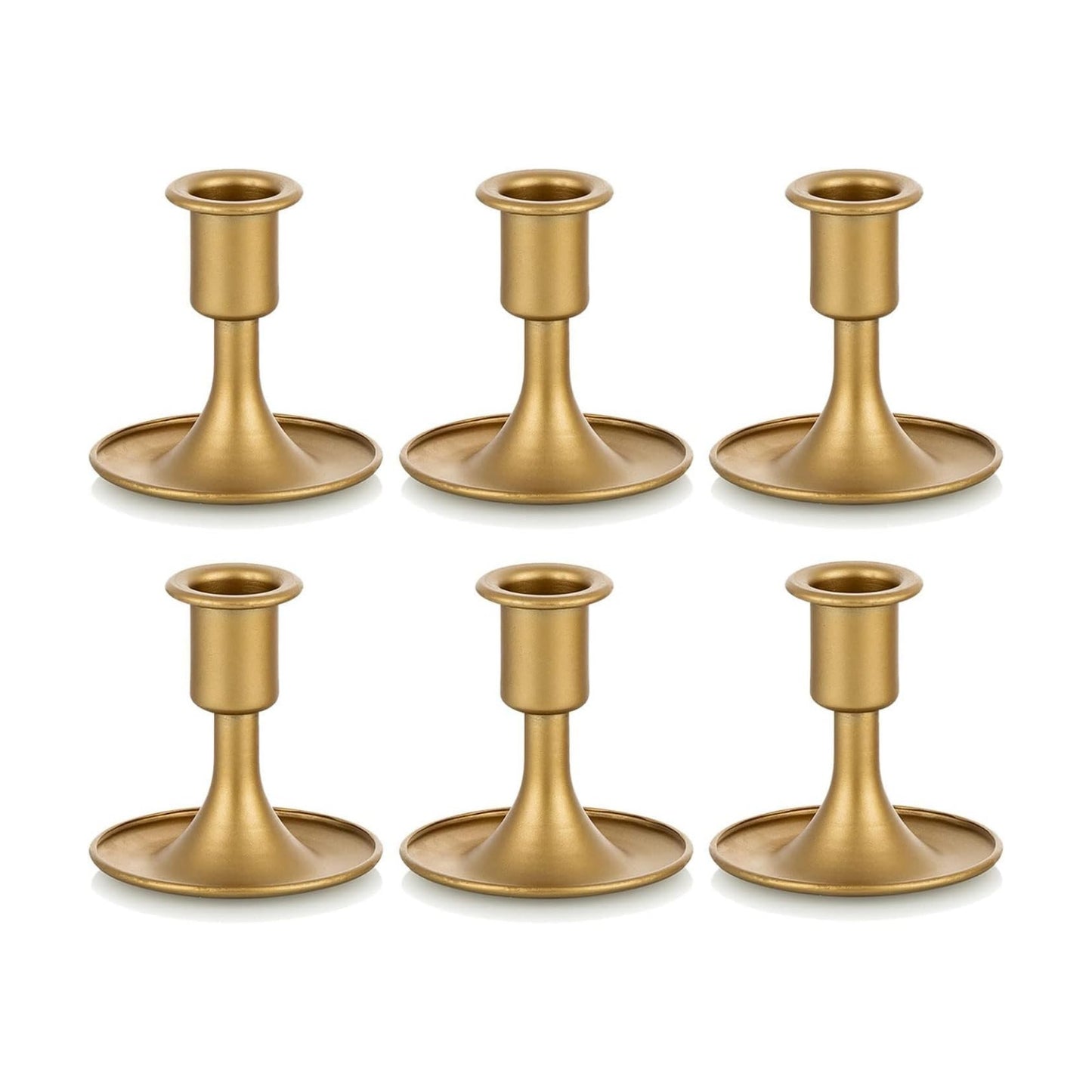 Candlestick Holders Taper Candle Holders, Romadedi Gold Candle Stick Candle Holder for Table Centerpiece, Wedding