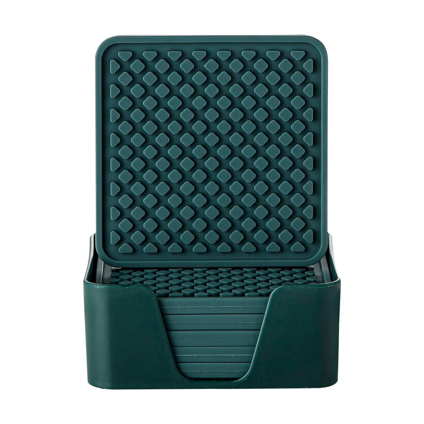 Holder / Cup Mat Set / Malachite Green / Set of 6