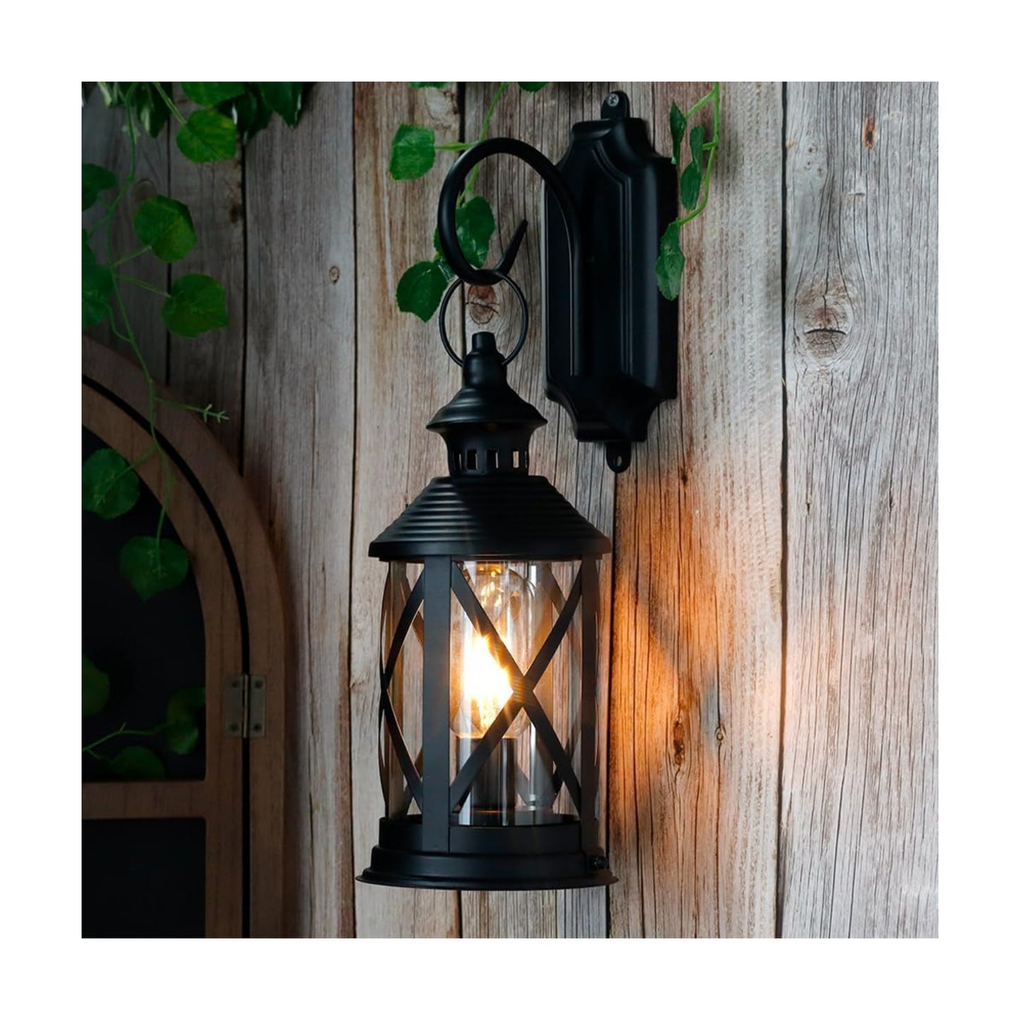 TRIROCKS Battery Powered Metal Lamp 10'' Tall Decorative Cordless Table Lamps LED Edison Lights Hanging Lamps with