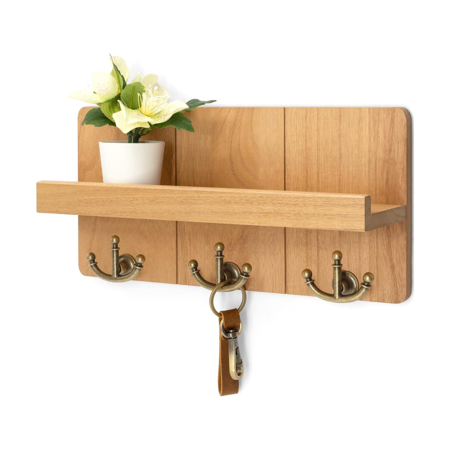 Farmhouse Key Holder / Light Brown