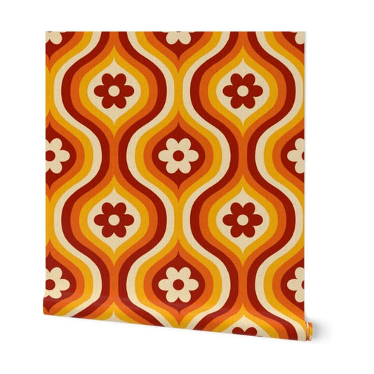 Peel & Stick Wallpaper Swatch / 24 x 12 / Yellow
