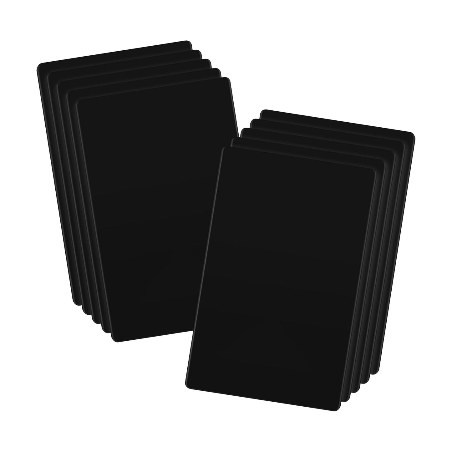 LIDER Blank Wall Plate, Screwless Design, 1-Gang, Matte Black, 10-Pack | Temperature And Impact Resistant, Midsize