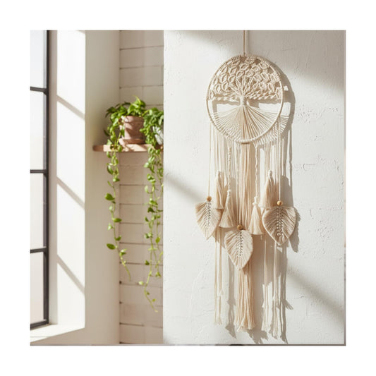 Handmade Woven Wall Art / Natural White