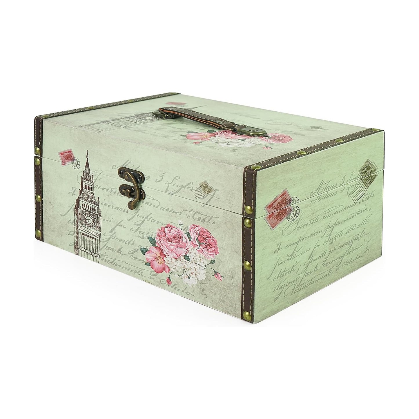 Small Wooden Decorative Storage Box / Tower