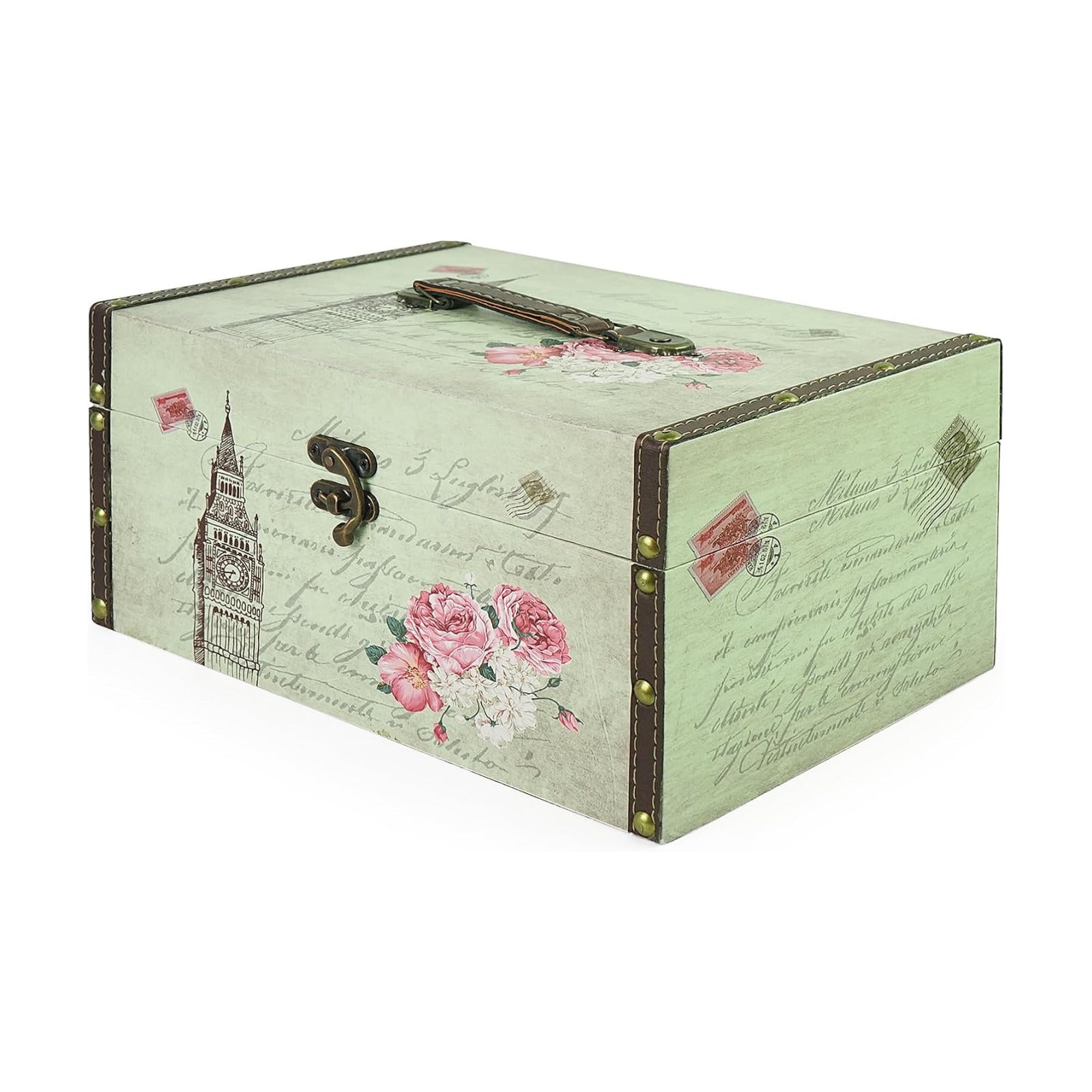 Small Wooden Decorative Storage Box / Tower