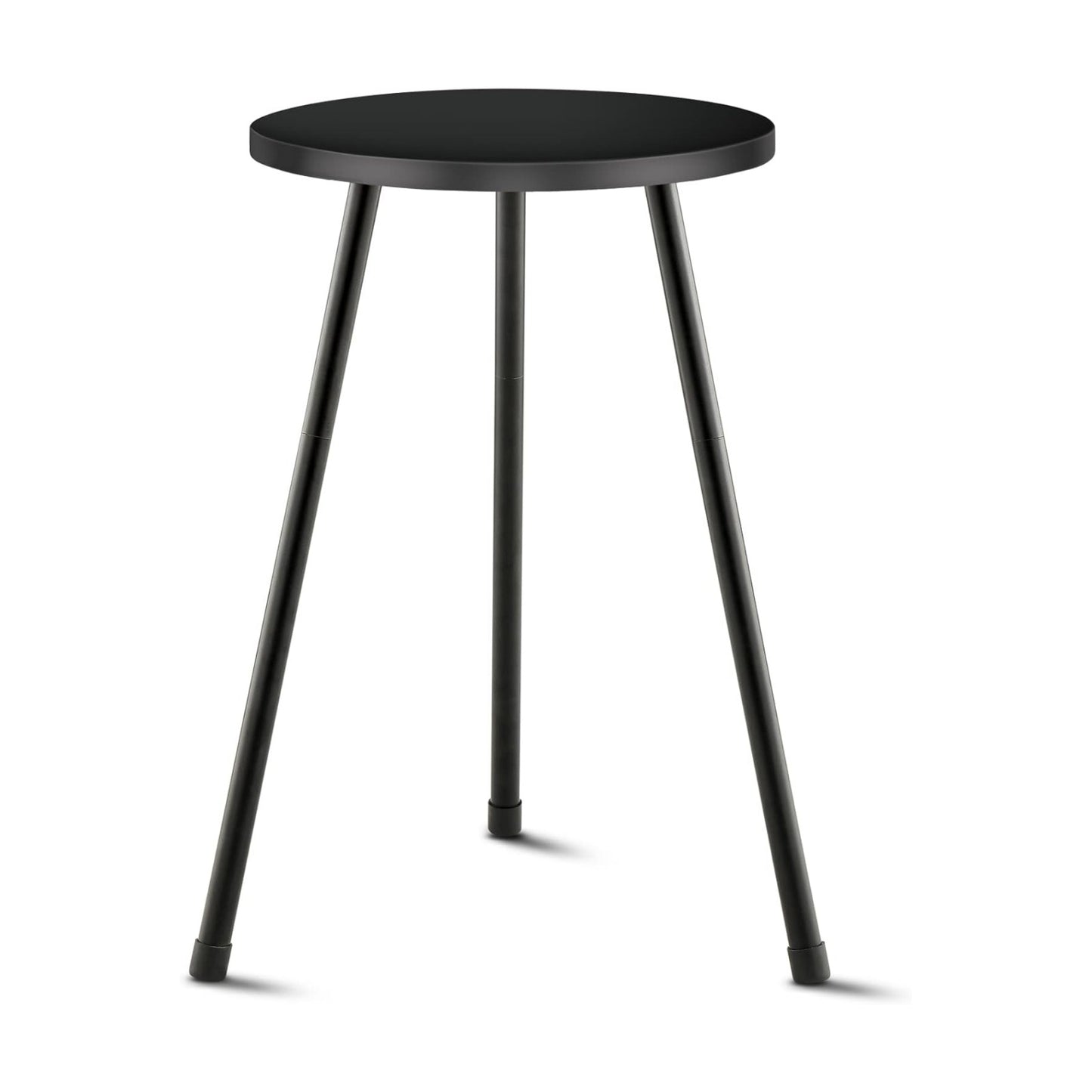 KINNARY Tall Plant Stand, Mid Century Wood Indoor Plant Stand Black Plant Table for Flower Pots, Metal Plant Holder