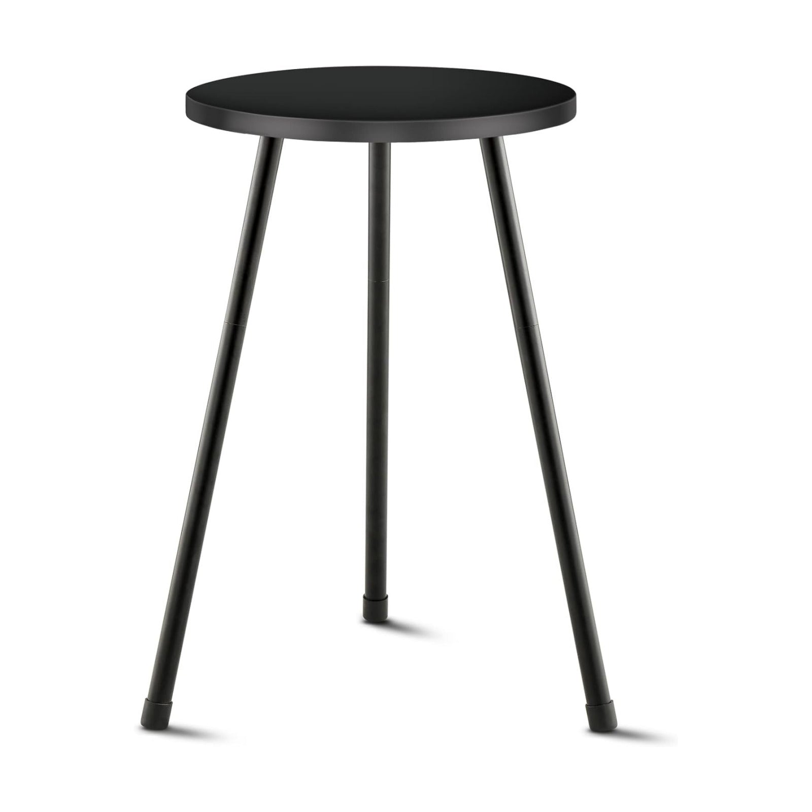 KINNARY Tall Plant Stand, Mid Century Wood Indoor Plant Stand Black Plant Table for Flower Pots, Metal Plant Holder
