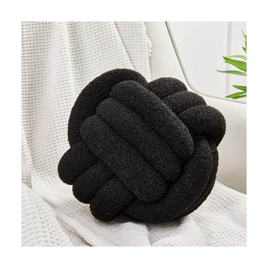 Knot Pillow Ball / Black / Small