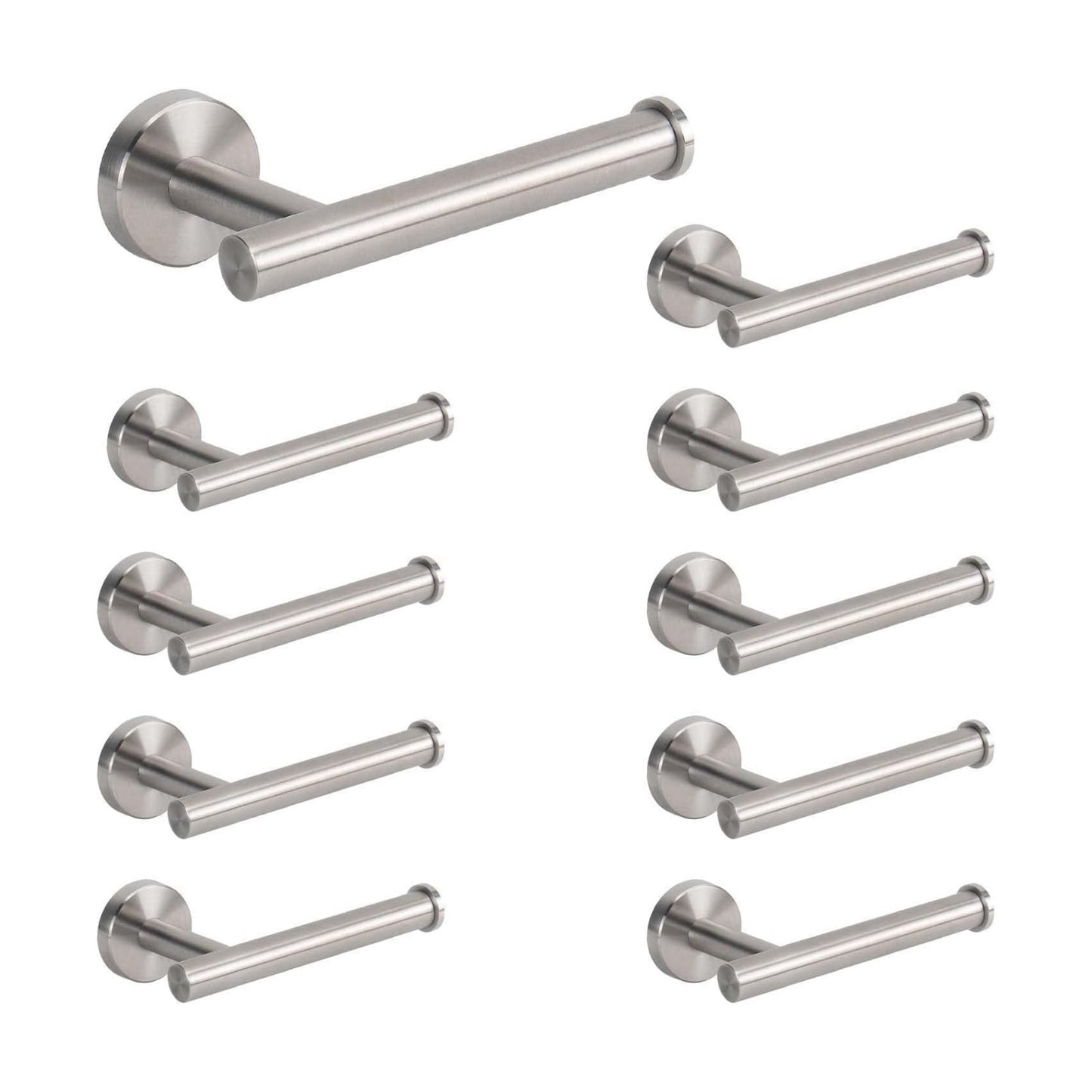 NearMoon Bathroom Toilet Paper Holder, Premium SUS304 Stainless Steel Rustproof Wall Mounted Toilet Roll Holder for