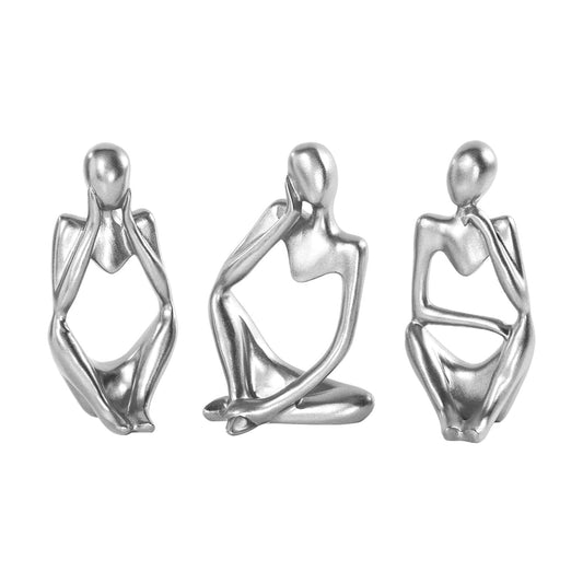 Golden Resin Collectible Figurines / Silver