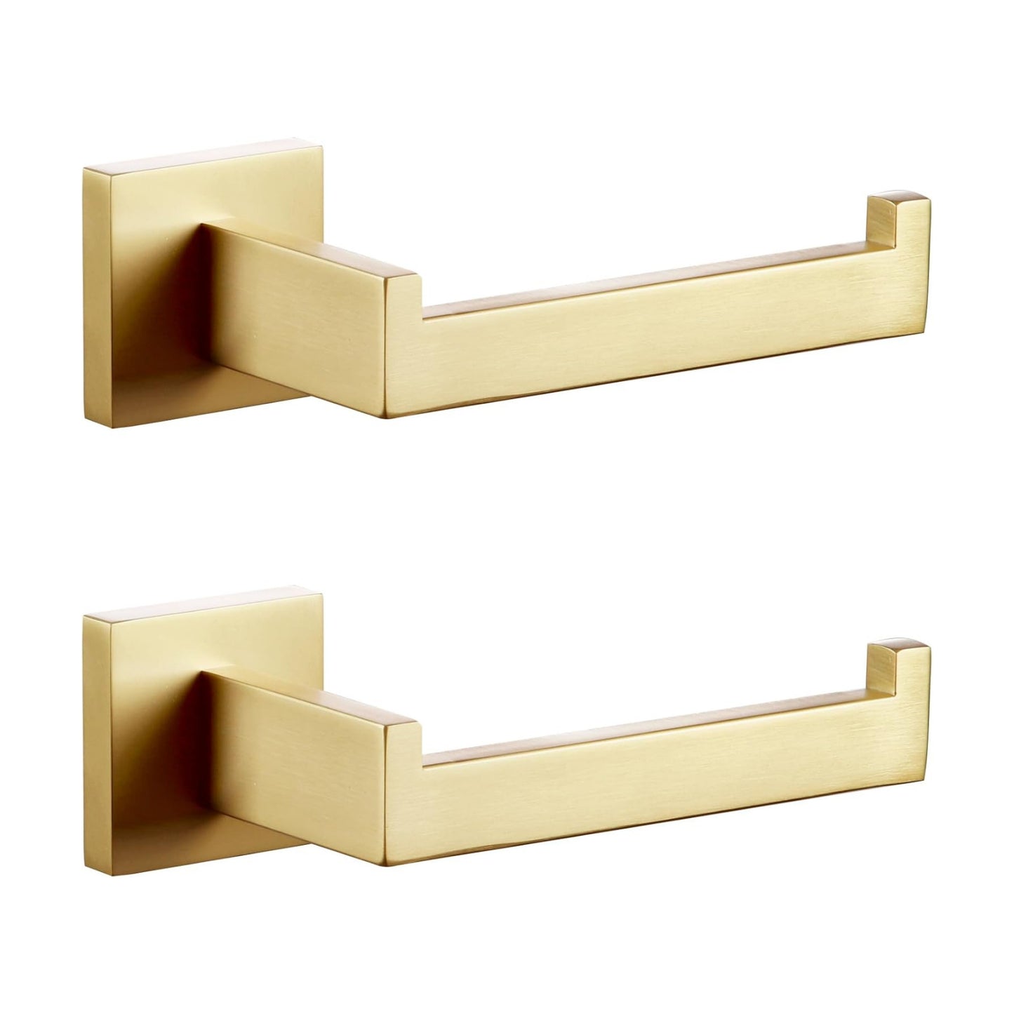 KOKOSIRI Gold Toilet Paper Holder Toilet Roll Holder for Bathroom Kitchen Washroom T-304 Stainless Steel Wall Mounted