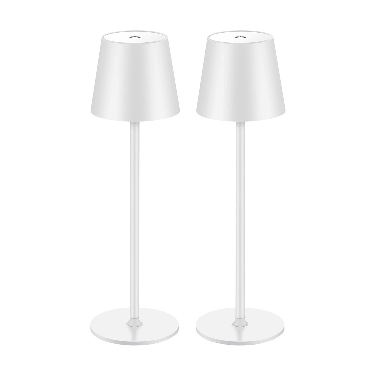 BGFHome 2Pack Cordless Table Lamp LED Desk Lamp,5000mAh Rechargeable Touch Night Light Wireless Minimalist Design for