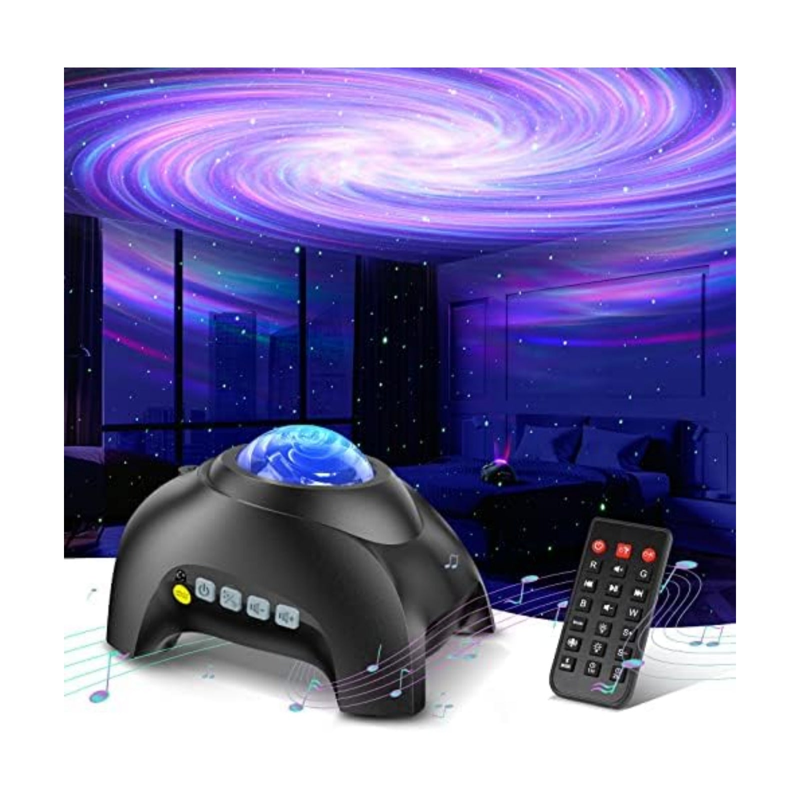 Northern Galaxy Light Aurora Projector with 33 Light Effects, Night Lights LED Star Projector for Bedroom Nebula Lamp