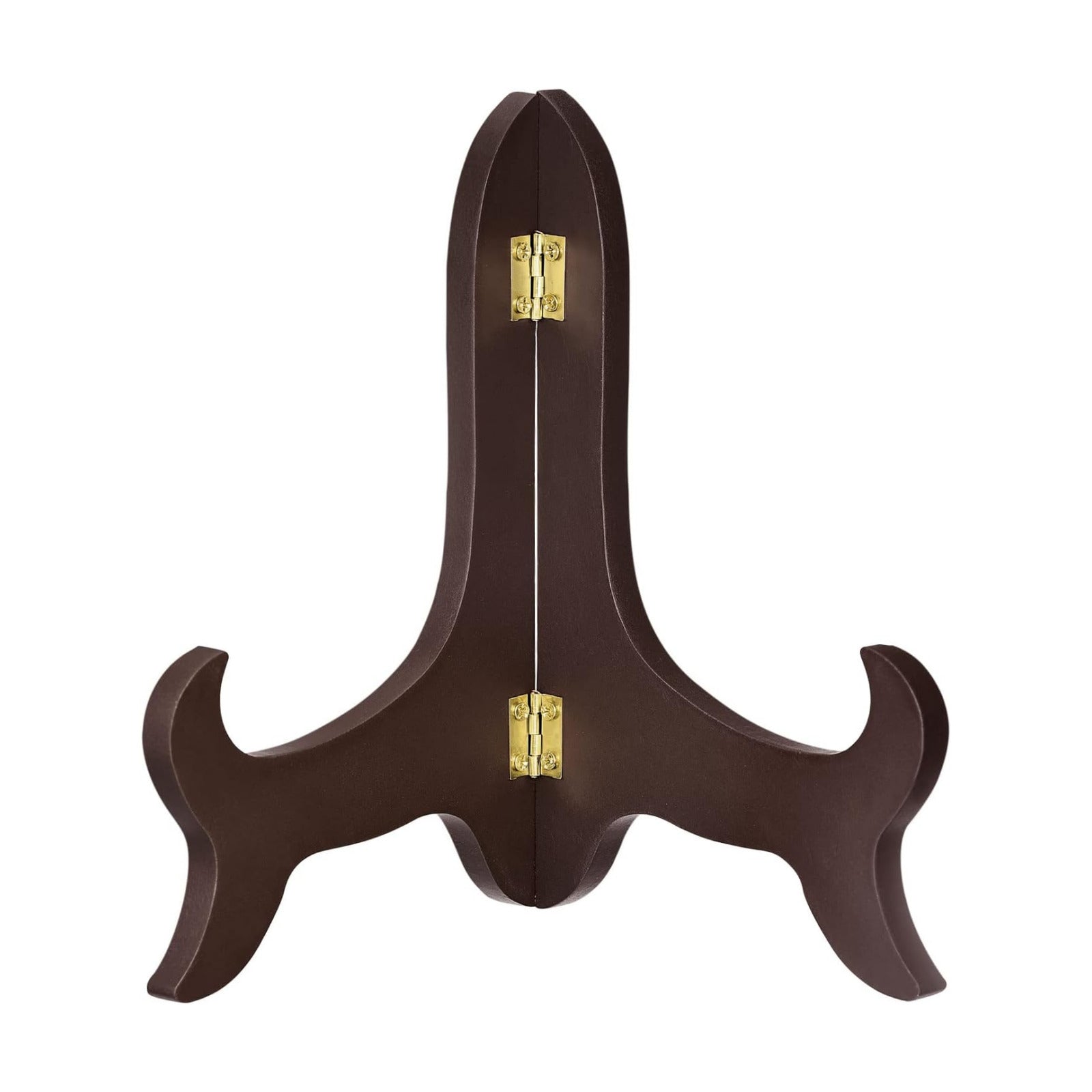 Wooden Folding Display Stand for Decorative Picture Frame / Brown / Set of 8