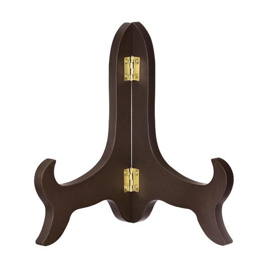 Wooden Folding Display Stand for Decorative Picture Frame / Brown / Set of 6