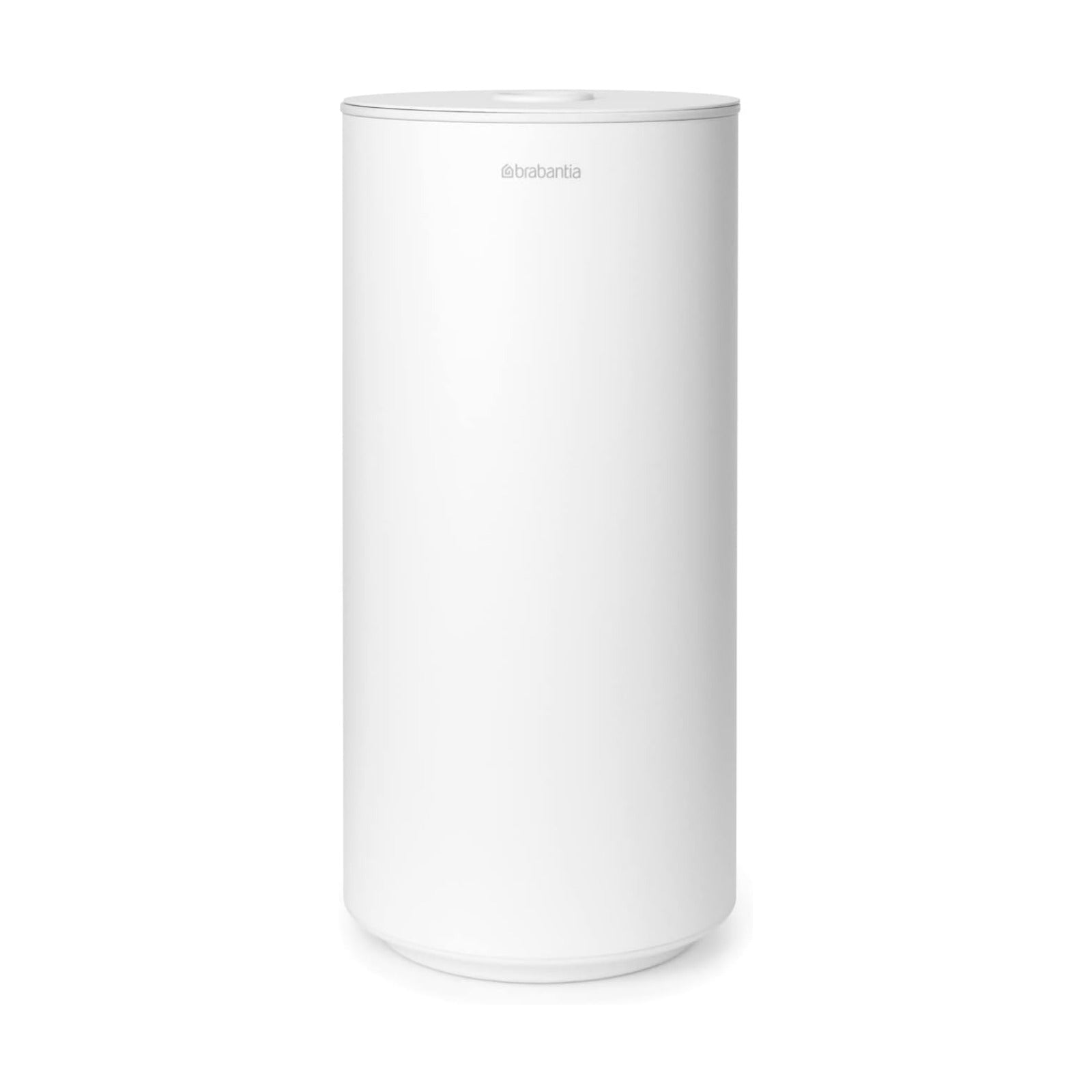 Brabantia Mindset Toilet Roll Dispenser (Mineral Fresh White) Anti-Rust, Discreet Bathroom Tissue Holder, 2 Spare Rolls