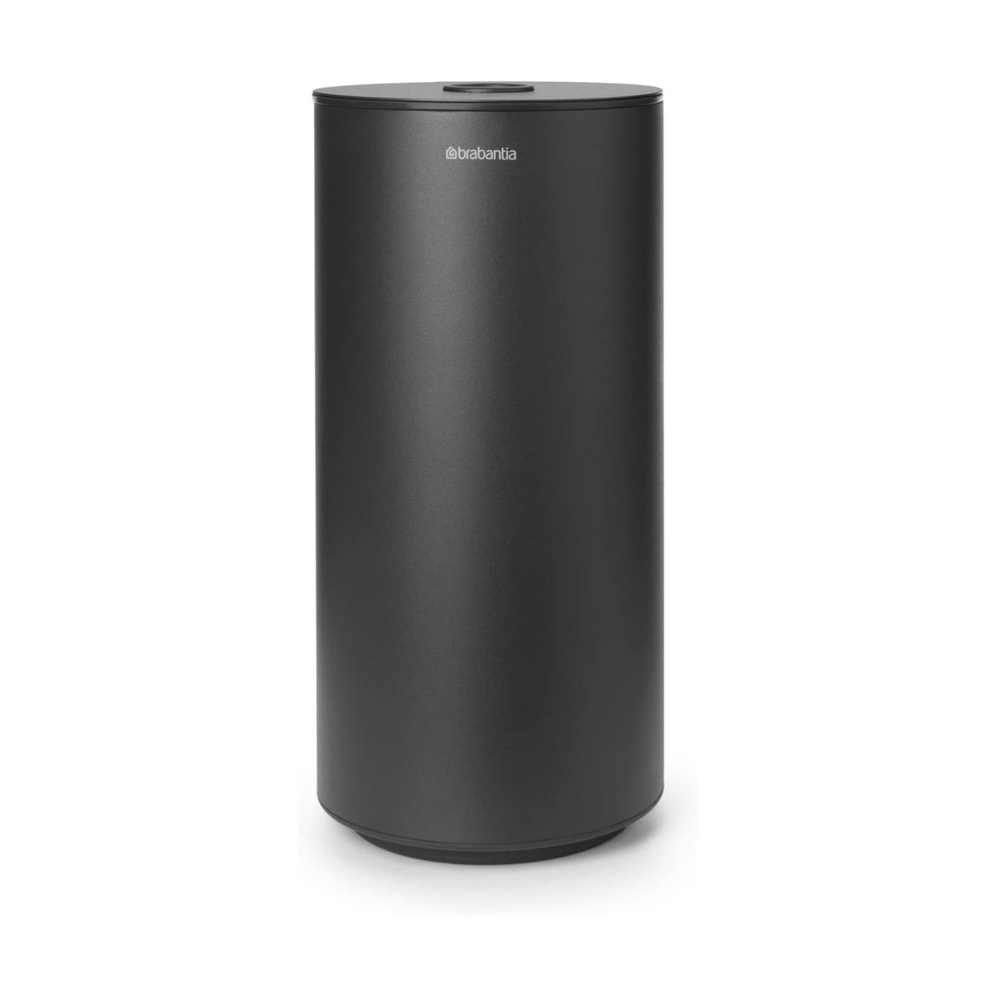 Brabantia Mindset Toilet Roll Dispenser (Mineral Infinite Gray) Anti-Rust, Discreet Bathroom Tissue Holder, 2 Spare